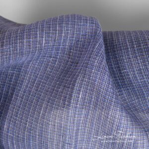 Haze pellavakangas läpikuultavilla ruuduilla 10 Haze linen fabric in checks