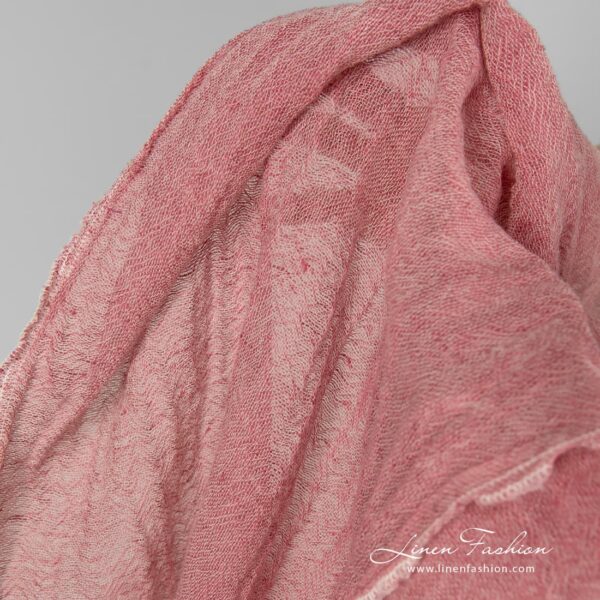 Linen wool washed fabric.