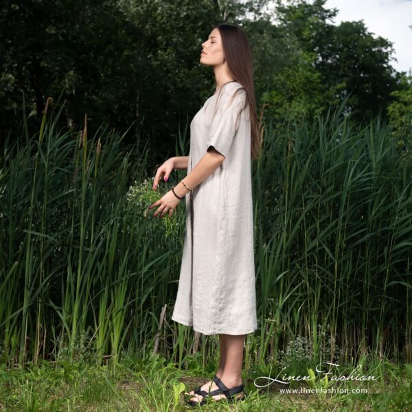MILA Mekko beige - Image 3