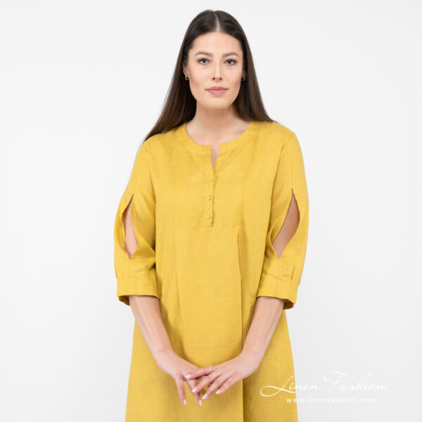 ADELAIDE Mekko sinapinkeltainen - Image 3
