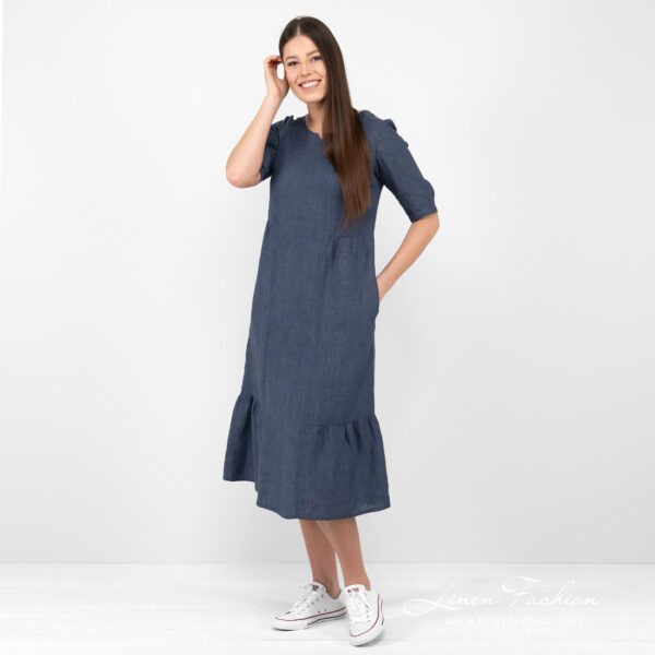 LEONA Mekko tummansininen - Image 2
