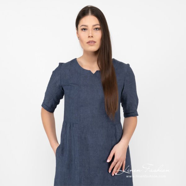 LEONA Mekko tummansininen - Image 3