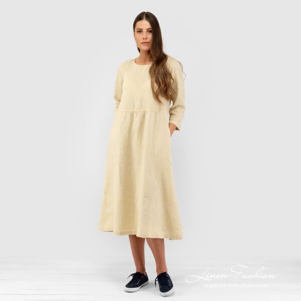 DELFINA Mekko vaaleankeltainen