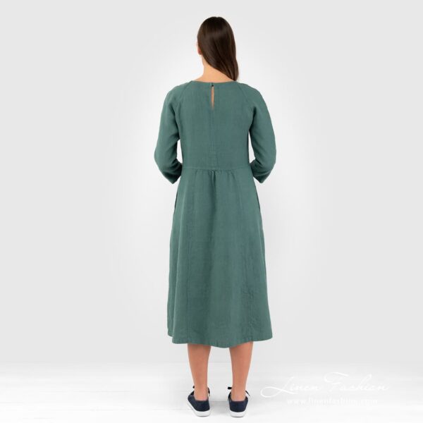 DELFINA Mekko tummanvihreä - Image 4