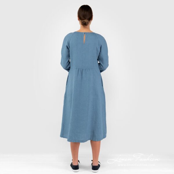 DELFINA Mekko sinivihreä - Image 4
