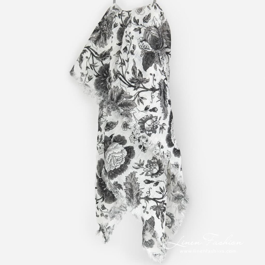 GARDENIA Huivi musta 2 GARDENIA Huivi musta - Image 2