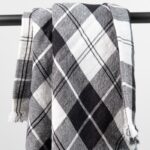 MINGA Huivi valkoinen musta