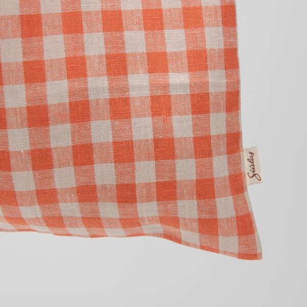 GAMMA Pellavakassi oranssiruudullinen - Image 4