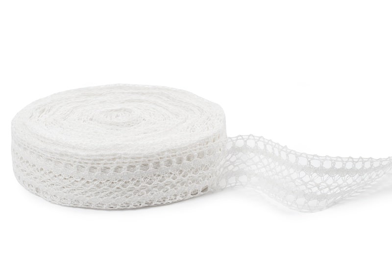 Luonnonvalkoinen pellavapitsi nro 35