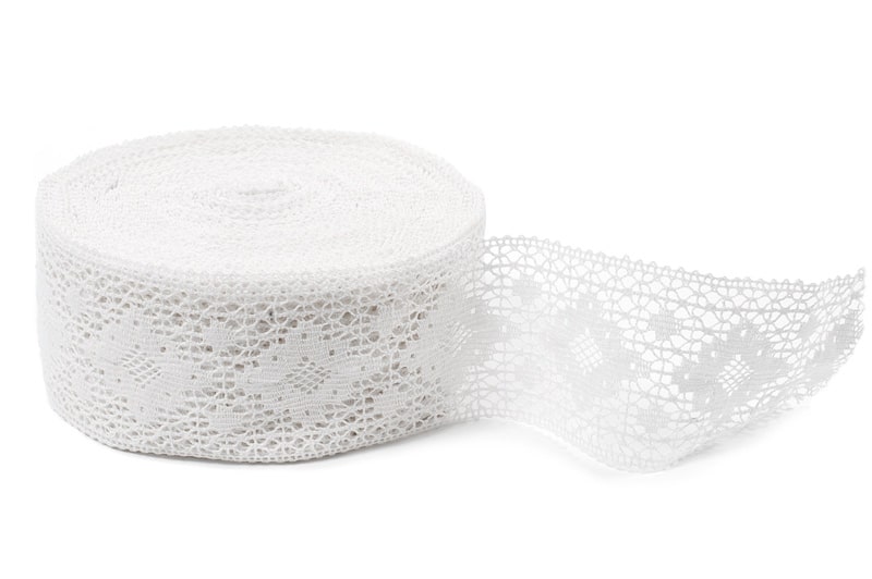 Luonnonvalkoinen pellavapitsi nro 42