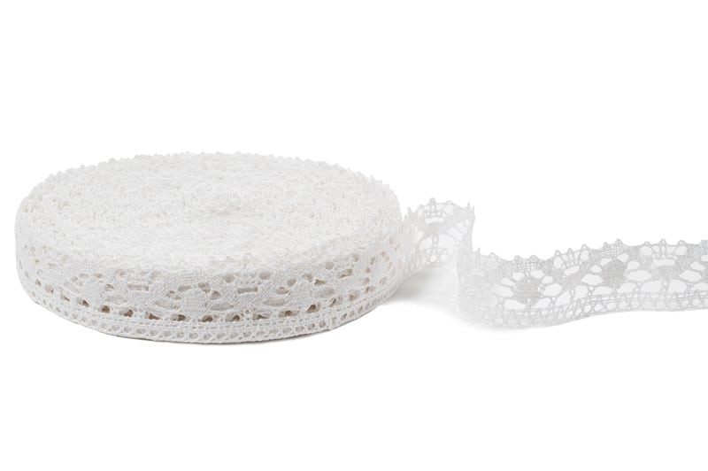 Luonnonvalkoinen pellavapitsi nro 16