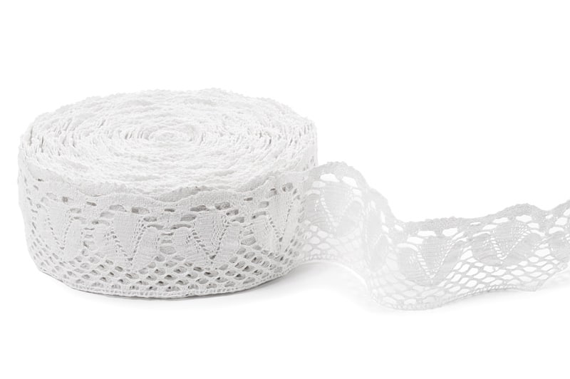 Luonnonvalkoinen pellavapitsi nro 45