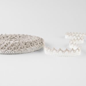 Pellavapitsi valkoinen ja luonnonvärinen nro 91