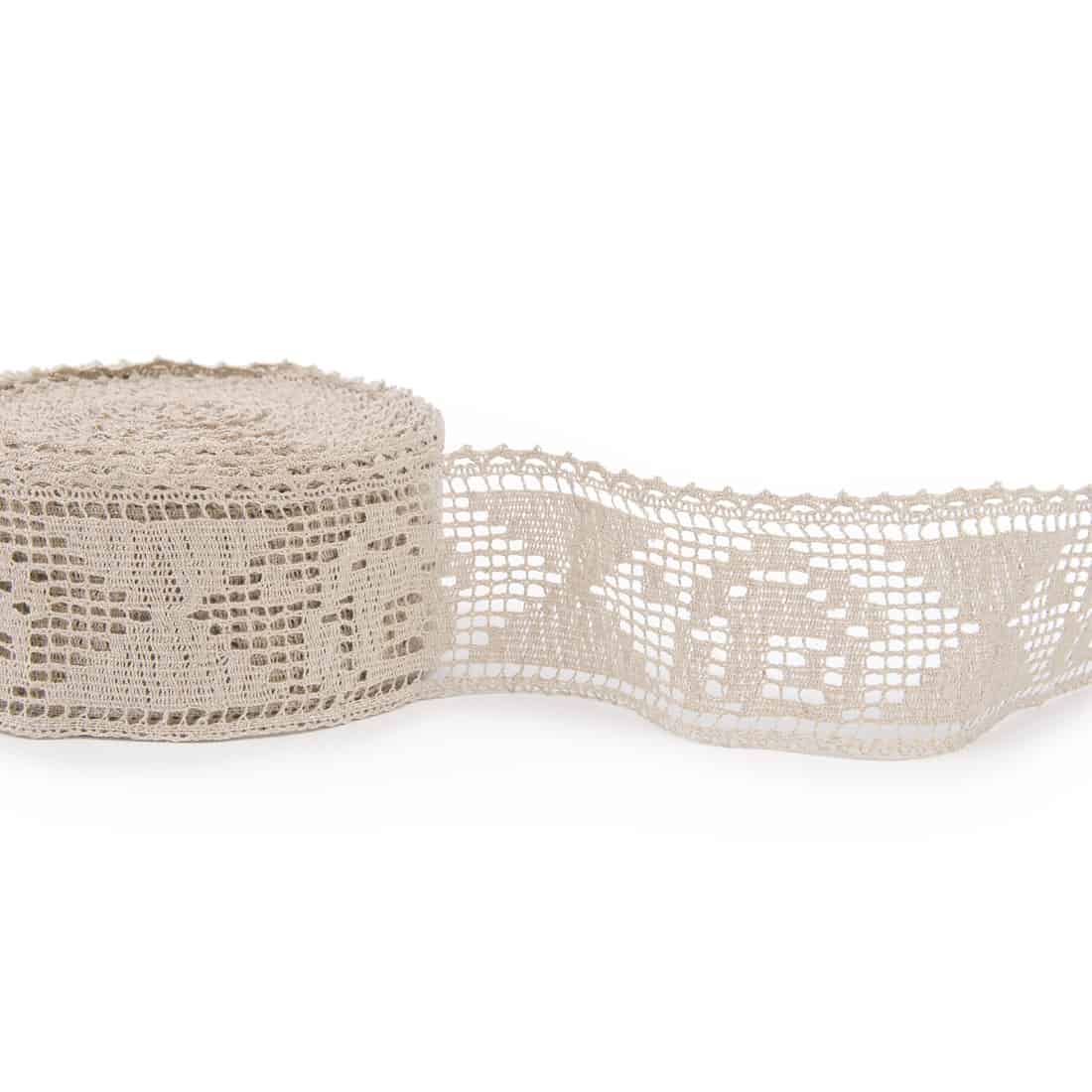 Luonnonharmaa pellavapitsi nro 55