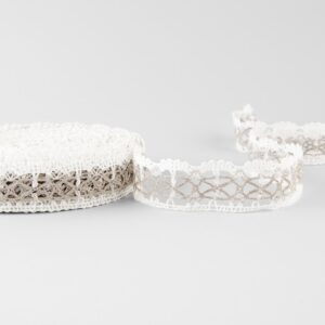 Pellavapitsi valkoinen ja luonnonvärinen nro 98