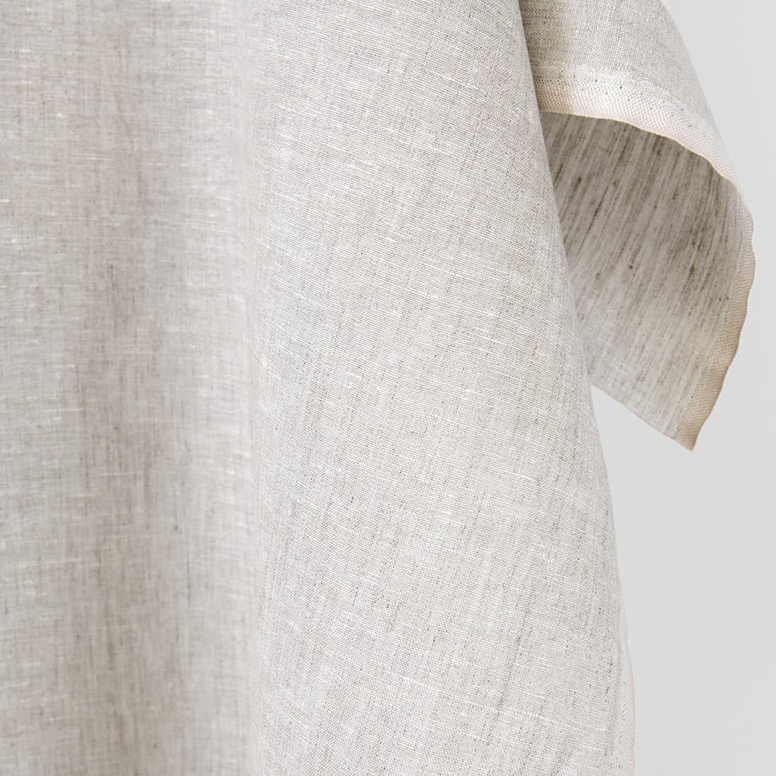 Kevyt pellavakangas luonnonvärinen ja valkoinen meleerattu 3 Lightweight linen fabric natural and white melange, 150cm width
