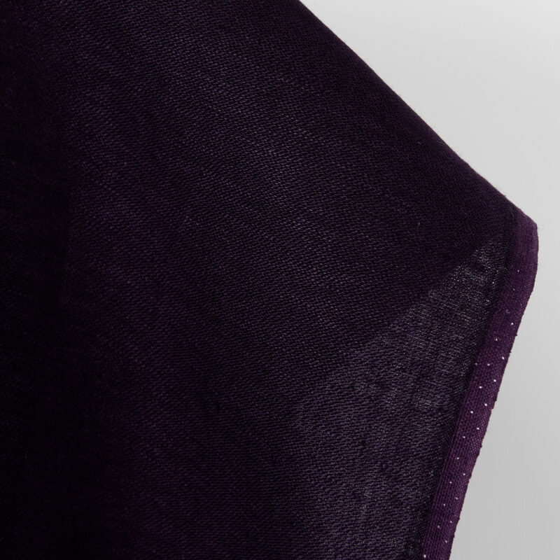 Pellavakangas musta-violetti satiini