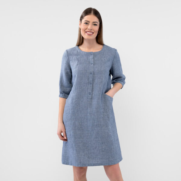 AVA Mekko sini-valkoinen - Image 3