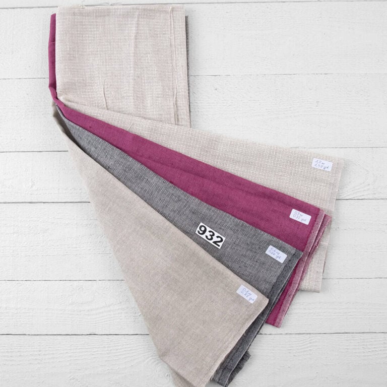 Linen Cotton Fabric Cuts, Set No. 932