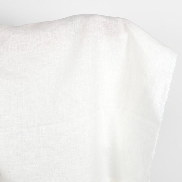 Off-white linen fabric